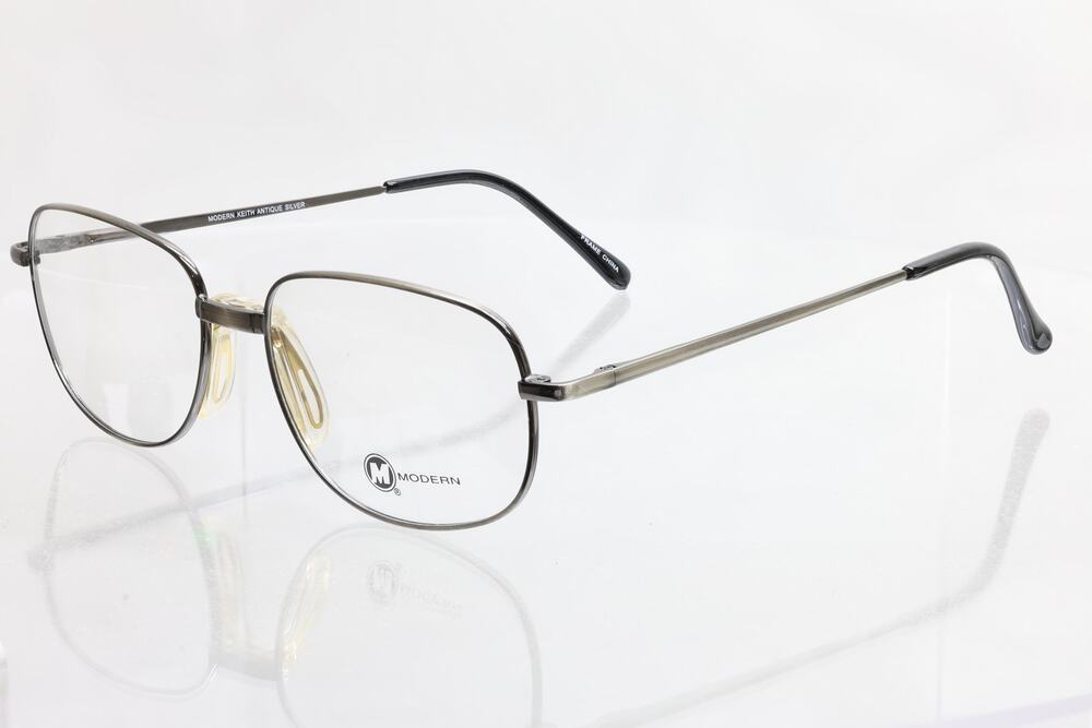 Modern Keith Antique Silver 58-16-150mm Eyeglass FRAMES ONLY - NEW/WITHOUT TAGS